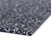 Sportovní gumová podlaha do fitness PROFI  CF 8 mm černo-šedá 30% vsyp